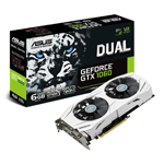 Видеокарта ASUS GeForce GTX1060 6144Mb DUAL OC (DUAL-GTX1060-O6G